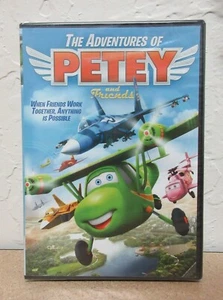 SEALED NEW Kids' DVD: THE ADVENTURES OF PETEY AND FRIENDS, Animation Airplanes - Imagen 1 de 3