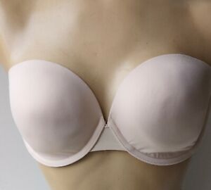 PANACHE PORCELAIN SUPERBRA  UNDERWIRED MOULDED STRAPLESS BRA SIZE 32DD CUP