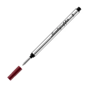 Montegrappa Ricariche Rollerball Grande Senza Cappuccio - Nero - NUOVE - Foto 1 di 2