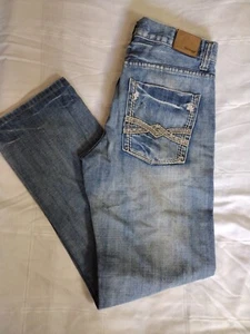 Red Camel Jeans Herren 32x32 Classic Straight Distressed bestickt Taschen  - Bild 1 von 15