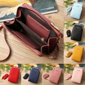 Fashion Shoulder Crossbody Bag Small Women Wallet Phone Coin Purse Cluch Handbag - Picture 1 of 17