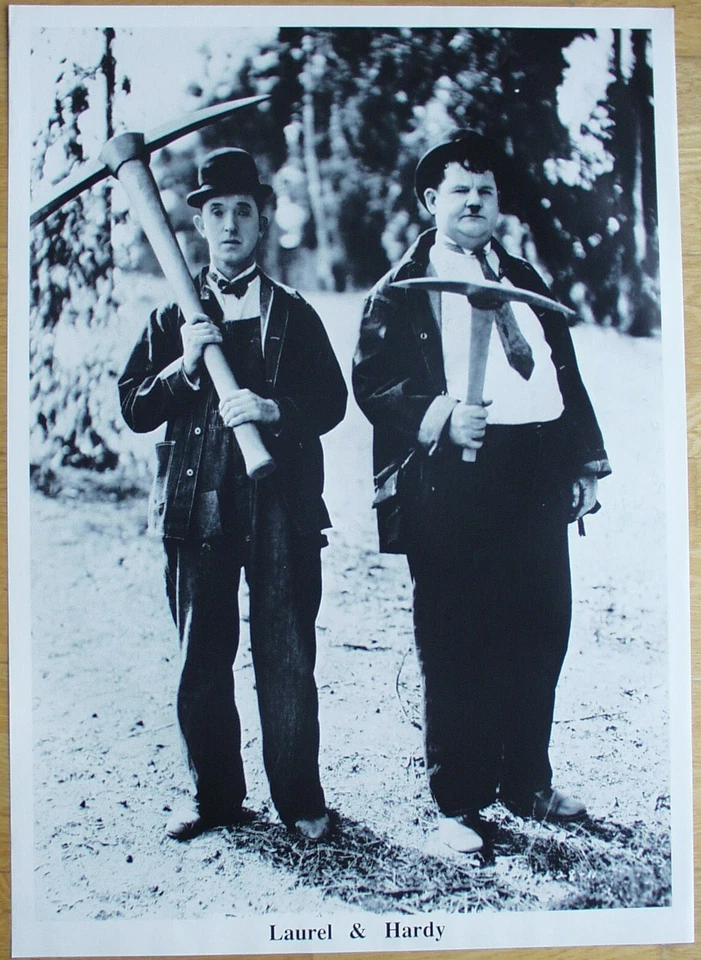 Poster Dick & Doof Laurel & Hardy Format 64 x 90 cm Original 1990er Jahre - Bild 1 von 1