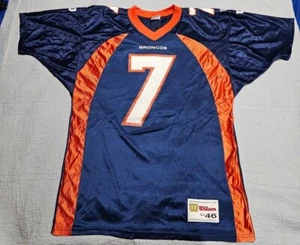 Vintage Wilson #7 John Elway Jersey Size Large/46 Made In USA - Picture 1 of 10