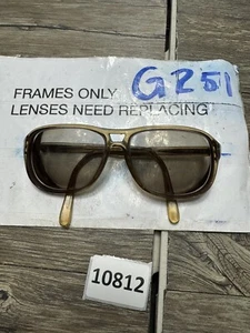 Vintage Rodenstock Marcus Full Rim Brown Square Eyeglasses Frames - Picture 1 of 6