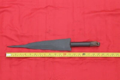v. v old iron rare antique indo-Persian rajput Sikh Maratha war spear-head/lance - Image 1 of 4