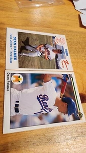 Texas Rangers 1990 Dean Palmer RC and Minor League Autographed/ Signed-NM - Picture 1 of 7