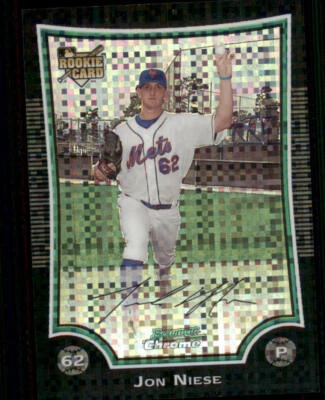 2009 Bowman Chrome X-Fractors #210 Jonathon Niese /250 - Image 1 of 2