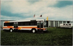 Postal publicitaria de Charlotte, Carolina del Norte "M.A.N. TRUCK & BUS CORPORATION" - Imagen 1 de 2