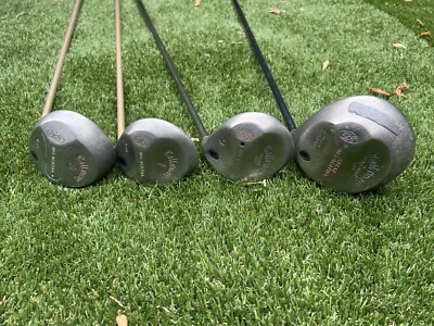 Conjunto de madeira driver vintage Callaway Big Bertha (motoristas / madeira - 10, 9, 7 e 3) - Imagem 1 de 4