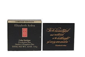 ELIZABETH ARDEN COLOR INTRIGUE EYESHADOW DUO 3.4G #AUTUMN LEAVES LIMITED EDITION - Picture 1 of 2