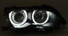 LED Angel Eyes Scheinwerfer Set für BMW E46 Coupe + Cabrio CCFL Schwarz Lampe