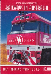 2004 Australian Railways 150th Anniversary Stamp Booklet SB171(General Barcode) - Picture 1 of 3