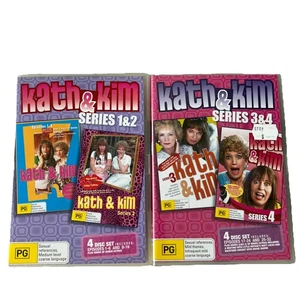 Kath and Kim DVDs Box Set Series 1-4 Complete TV Show Australian Bonus Features - Picture 1 of 8
