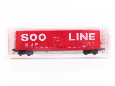 N Scale Micro-Trains MTL 27260 SOO Line Railroad 50' Plug Door Box Car #19369 - Image 1 of 4