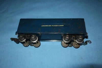 American Flyer Pre-war O Gauge #555 Royal Blue Tender - Image 1 of 4