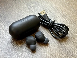 SONY WF-C710N Wireless Noise Canceling in-Ear Bluetooth Earbuds - Black #VG - Picture 1 of 9