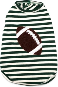 Applikation Fußball Grafik ärmellos Hund T-Shirts, Baumwolle weich Tank T-Shirt für Hunde - Bild 1 von 3