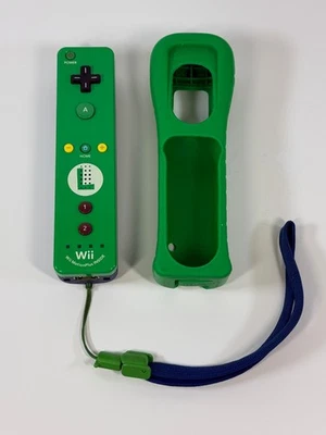 Controle remoto Super Mario Bros Luigi Wii Nintendo OEM autêntico - Imagem 1 de 4