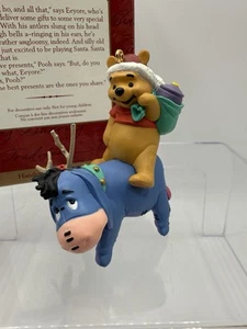 Hallmark Keepsake Ornament 2001 Eeyore Helps Out Winnie the Pooh - Picture 1 of 6