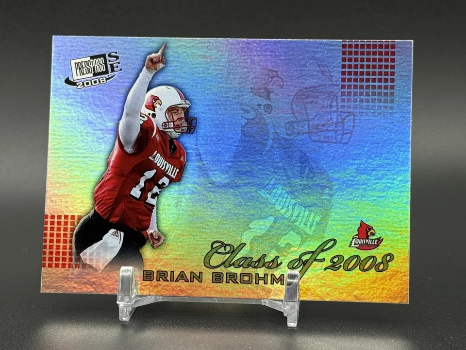 2008 Press Pass BRIAN BROHM Class of 2008 Refractor #CL-2 Louisville Cardinals - Image 1 of 1