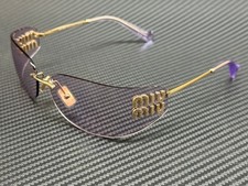 MIU MIU MU A51S ZVN90O Pale Gold Pink Women's 75 mm Sunglasses