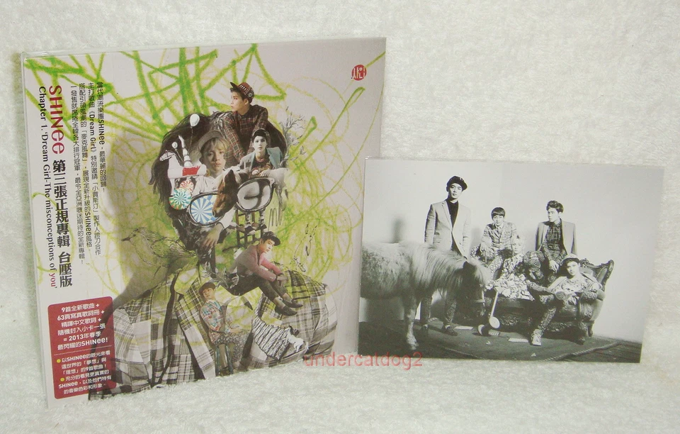 SHINee Vol. 3 Chapter 1 Dream Girl The Misconceptions of You Taiwan CD Postcard