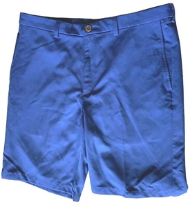 Haggar Mens Bermuda Golf Short Blue Size 36 - Picture 1 of 6