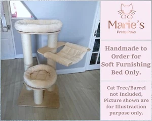 IVORY CREAM, Pet Cat Tree Bed Replacement for Natural Paradise AMARYLLIS L - Picture 1 of 18