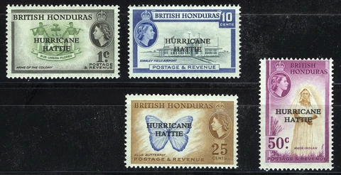 BRITISH HONDURAS 1962 RELIEF FUND  MNH Cover