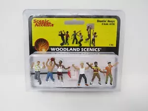 Woodland Scenics O 2760 Shootin Hoops Juego de Baloncesto Niños Adolescentes Conjunto de Figuras - Imagen 1 de 2
