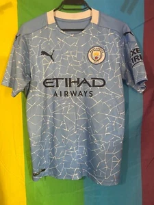 Puma Manchester City Home Football Shirt Jersey mens size S - Picture 1 of 12