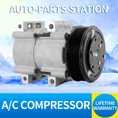 A/C AC Compressor For Ford F-250 F-450 F-550 Super Duty 1999-2003 7.3L CO101700C - Image 1 of 4