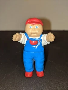 Cabbage Patch Kids Boy Red Hat Blue Overalls 2.5" Figure - Picture 1 of 2
