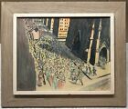 JANE WHIPPLE GREEN 'Parade in NEW YORK' PAINTING - Newcomb College - BEMELMANS