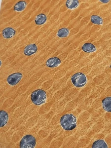 Corbata de seda Ermenegildo Zegna diseño exclusivo hecha en Italia diseño de luna de arena ~ S33 - Imagen 1 de 8