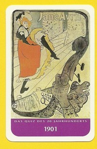 Henri de Toulouse Lautrec Artist Author Cool Collector Card from Europe