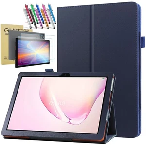 Case For AEEZO C10 10.1 inch Android 14 / Android 13 Tablet Folding Stand Cover - Picture 1 of 18