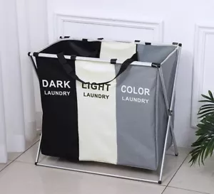 🇺🇸. Laundry Basket Organizer. 3 Sections. 24"x14''x23''. SHIPS FROM USA - Picture 1 of 4
