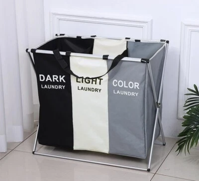 🇺🇸. Laundry Basket Organizer. 3 Sections. 24"x14''x23''.  SHIPS FROM USA - Image 1 of 4