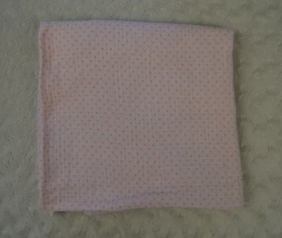 Manta Rene Rofe Lunares Bebé Rosa Algodón Muselina Seguridad Lovey Foto 1 de 4