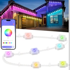 Nexillumi Permanent Outdoor Light House 100ft Smart RGB Plus IC App+Remote RGBIC - Picture 1 of 8