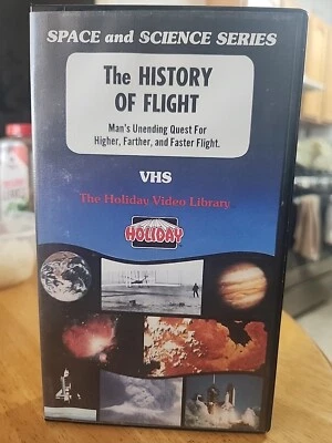Space And Science - The History Of Flight (VHS) Documentary  - Image 1 of 4