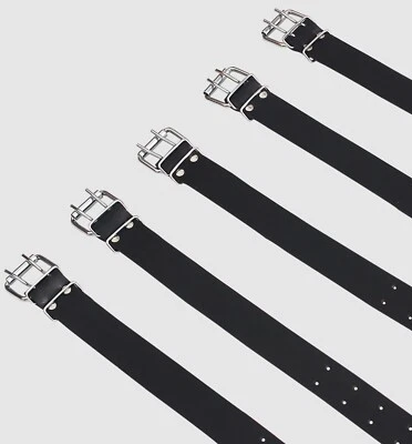 VANILLA-TRADING-CO Real Leather Full Body Straps Bondage 5 pcs Belts Slave Restraints Belts
