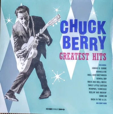 CHUCK BERRY GREATEST HITS  -  180 GRAM VINYL LP " NEW , SEALED " IMPORT - Image 1 of 2