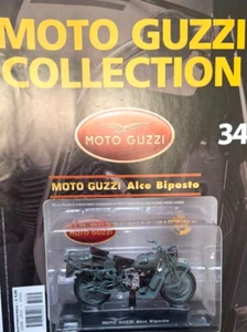 HACHETTE STARLINE 1:24 MOTO GUZZI ALCE BIPOSTO CON FASCICOLO 34 - Imagen 1 de 2