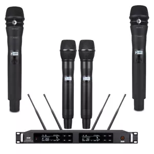 ULXD4 KSM9 KSM8 kabelloses Mikrofonsystem UHF Bühne Karaoke Sing 2 Kanal - Bild 1 von 10
