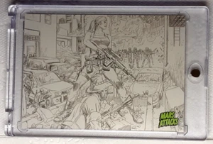 2015 Mars Attack's Occupation Concept Card 25 THE NOVAS VIRA PREPARES - Picture 1 of 2