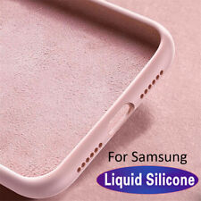 Coque souple en silicone liquide pour Samsung Galaxy S21 S23 S22 Ultra S10 S9 Plus