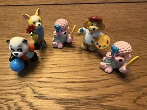 Ganz Webkinz Lot Of 5 Figures PVC Animals Dogs Panda No Code - Picture 1 of 4