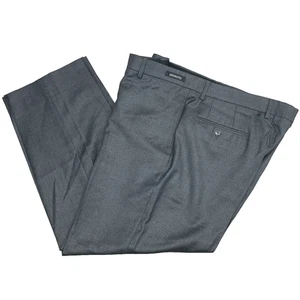 Pantalones de vestir Jos A Bank Travelers Separates para hombre 40W lana gris oscuro frente plano - Imagen 1 de 7